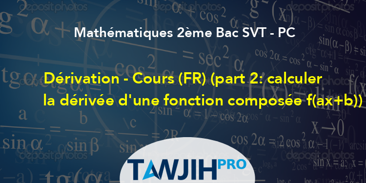 D Rivation Cours Fr Part Calculer La D Riv E D Une Fonction